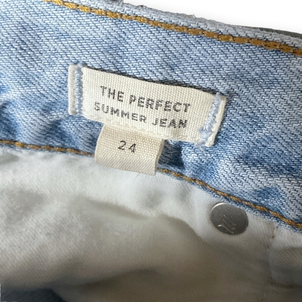 Madewell Perfect Summer Jean High Rise Ankle Light Wash Sz 24 - Picture 13 of 13